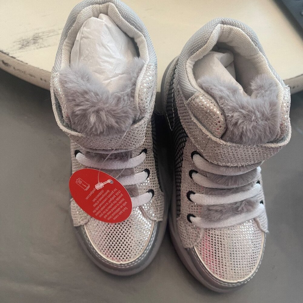 pediped logan silver shoes